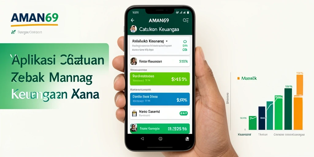 Tampilan utama AMAN69 menampilkan grafik keuangan yang informatif.