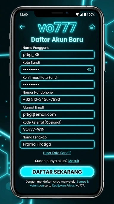 Panduan Lengkap Membuat Akun vo777 untuk Android